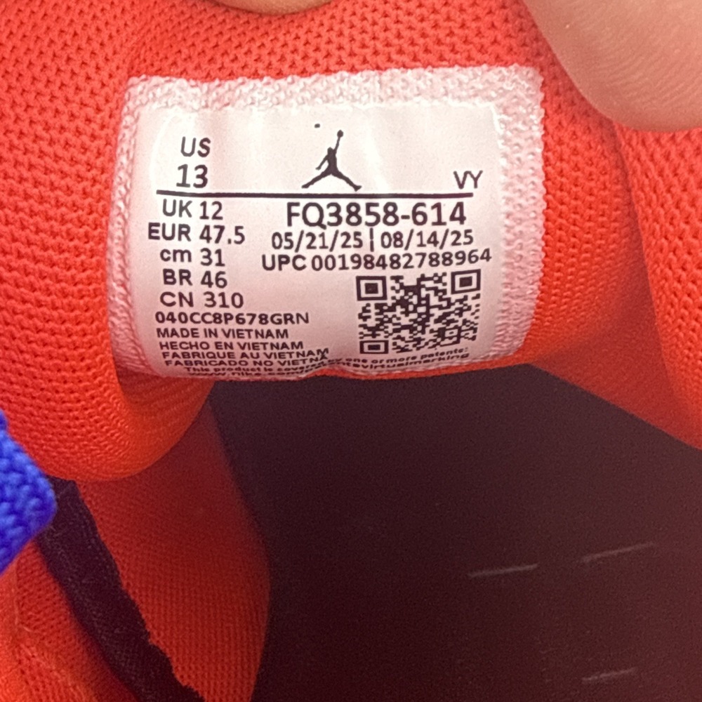 Nike Air Jordan Heir Series Bright Crimson FQ3858 614 Men's Size 12 Shoes No Box - Picture 10 of 10